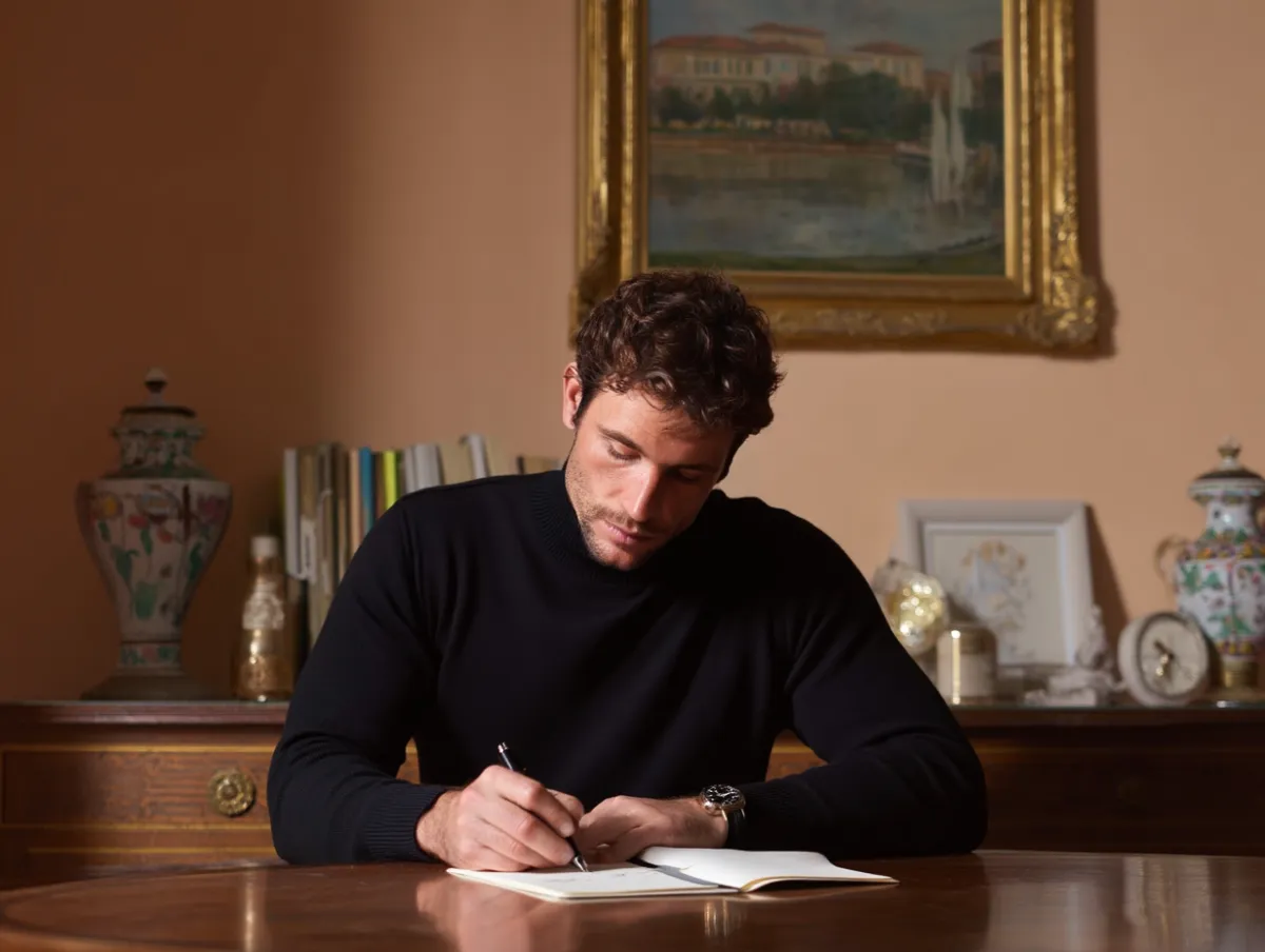 Pessoa escreve de forma autêntica